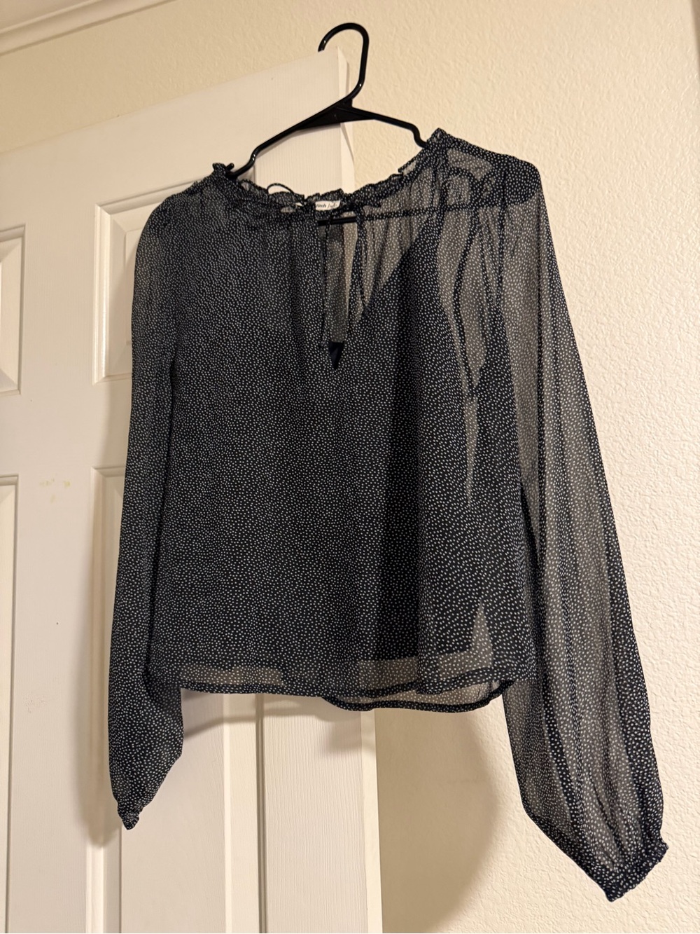 Abercrombie & Fitch polkadot blouse